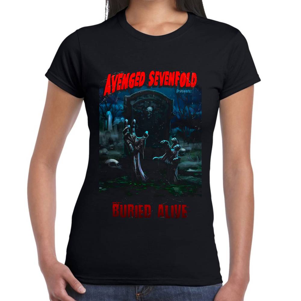 Playera Buried Alive Avenged Sevenfold Algodón Premium #0003097
