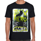 Playera Batman Wanted Poster Algodón Premium #0003101