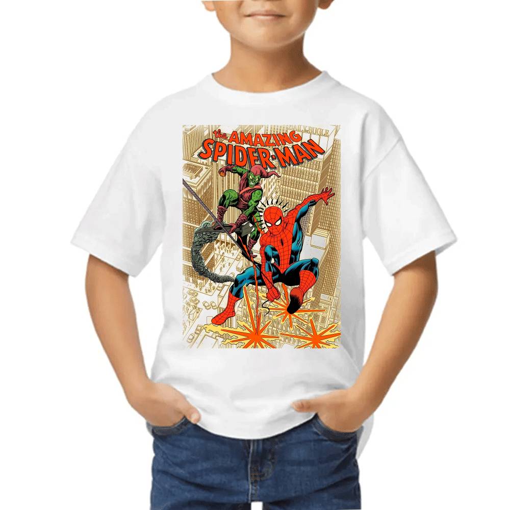 Playera de Niño The Amazing Spider-Man Algodón Premium #0003104
