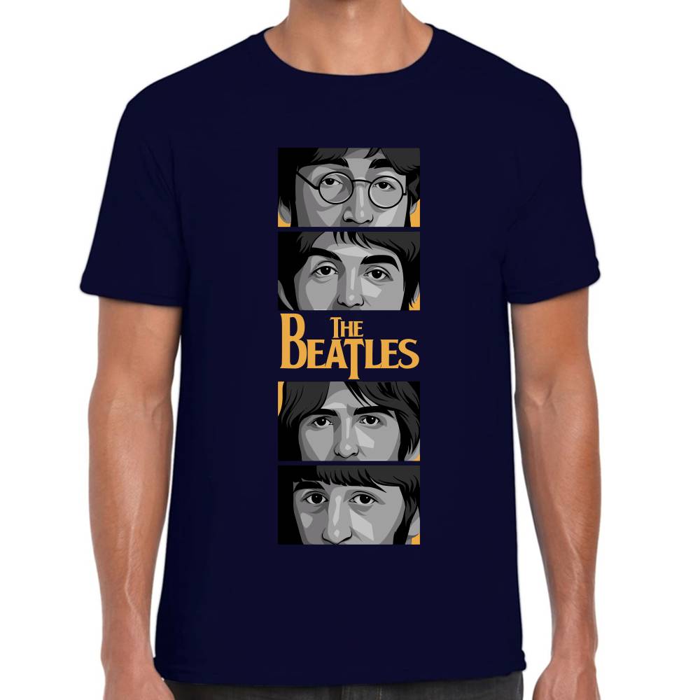 Playera The Beatles Algodón Premium #0003107