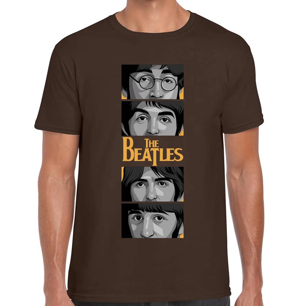 Playera The Beatles Algodón Premium #0003107