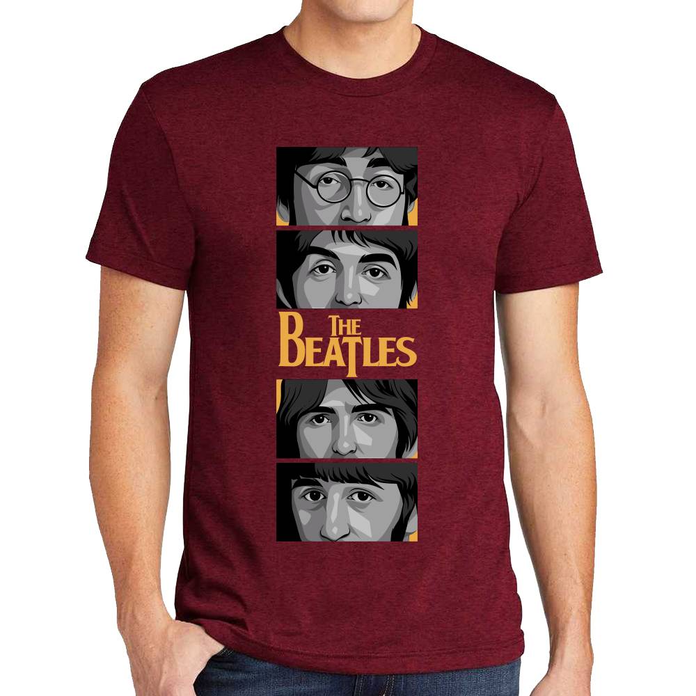 Playera The Beatles Algodón Premium #0003107