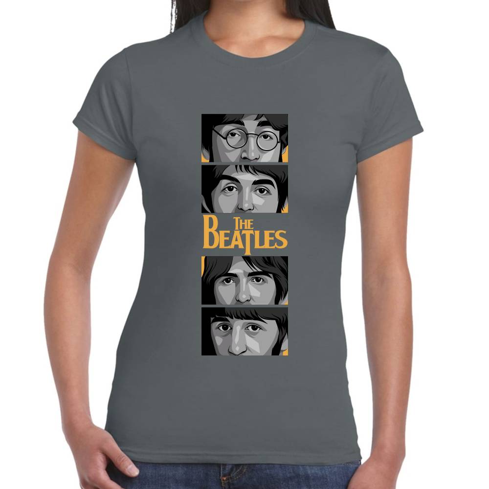 Playera The Beatles Algodón Premium #0003107