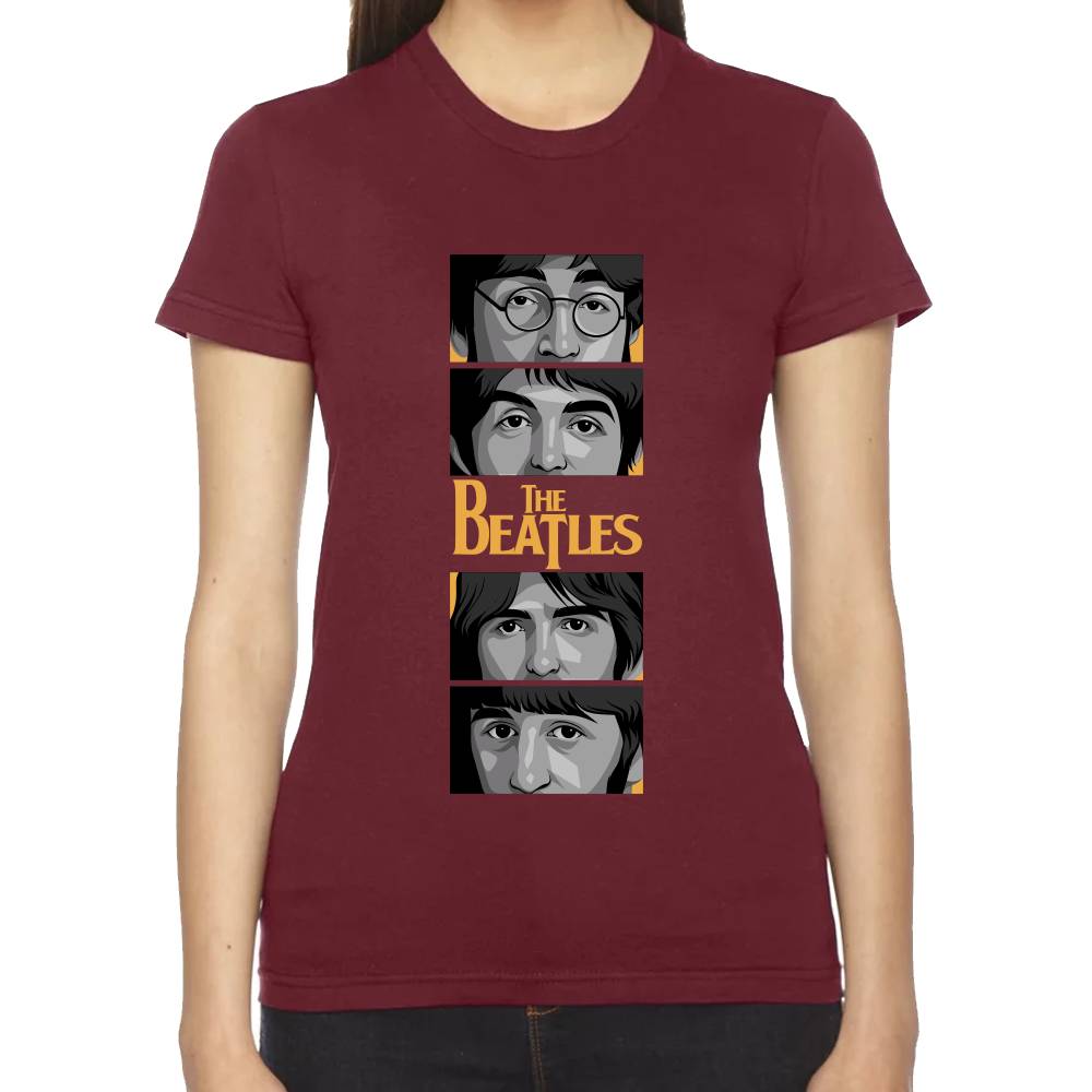 Playera The Beatles Algodón Premium #0003107