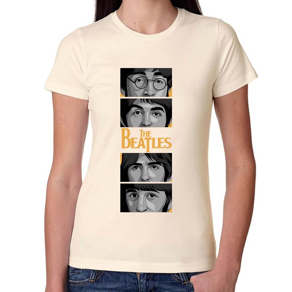 Playera The Beatles Algodón Premium #0003107