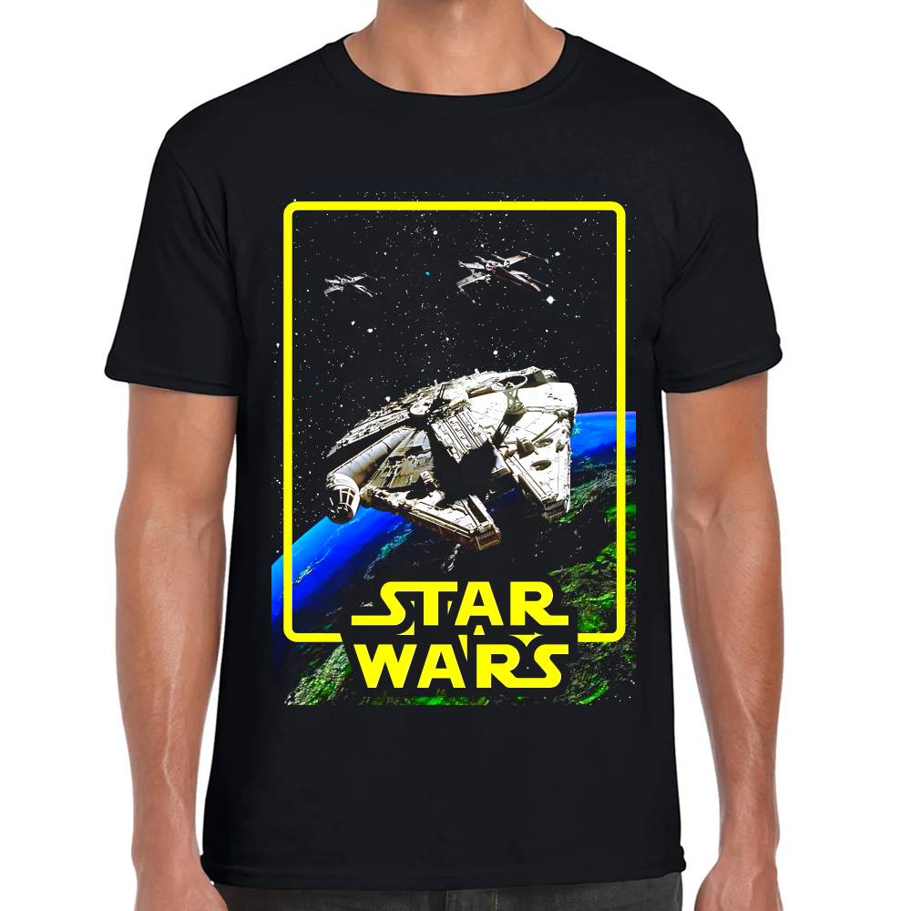 Playera Halcon Milenario Star Wars Algodón Premium #0003109