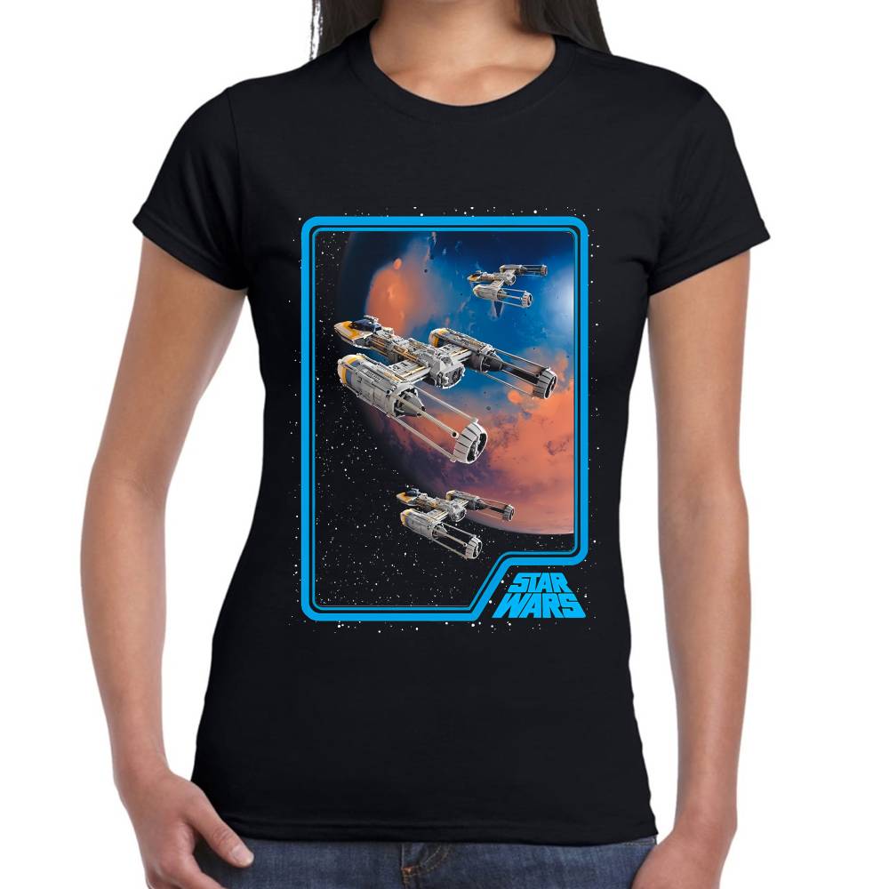 Playera Y-Wing Star Wars Algodón Premium #0003112
