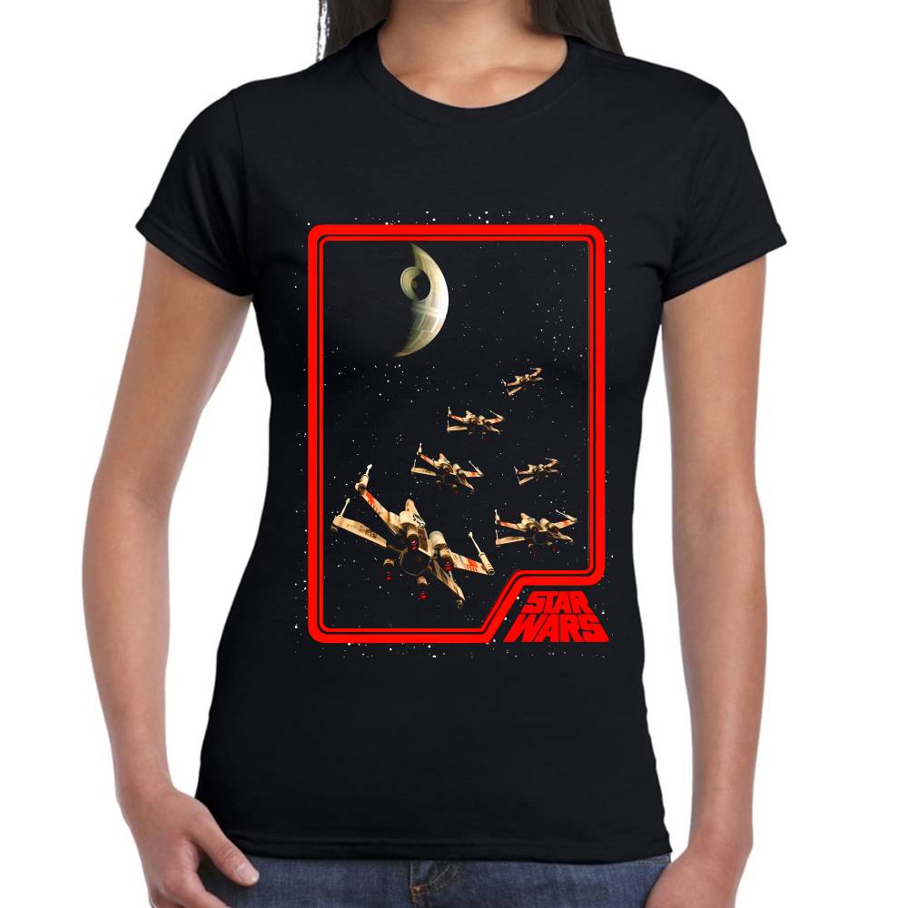 Playera X-Wing Star Wars Algodón Premium #0003113