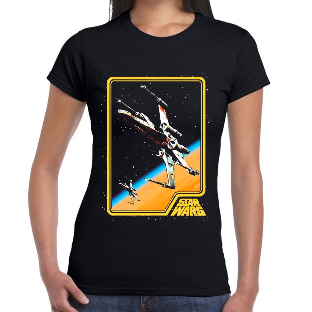 Playera X-Wing Star Wars Algodón Premium #0003115