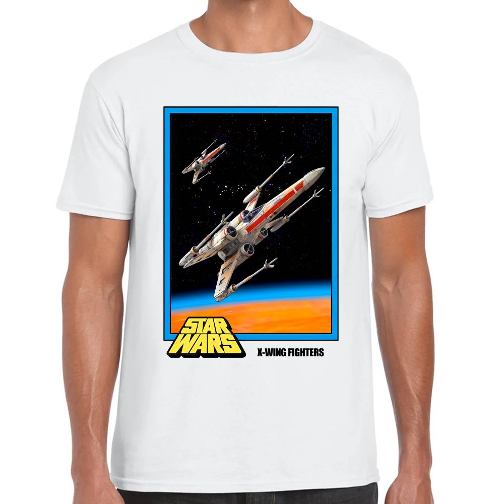 Playera X-Wing Fighters Star Wars Algodón Premium #0003116