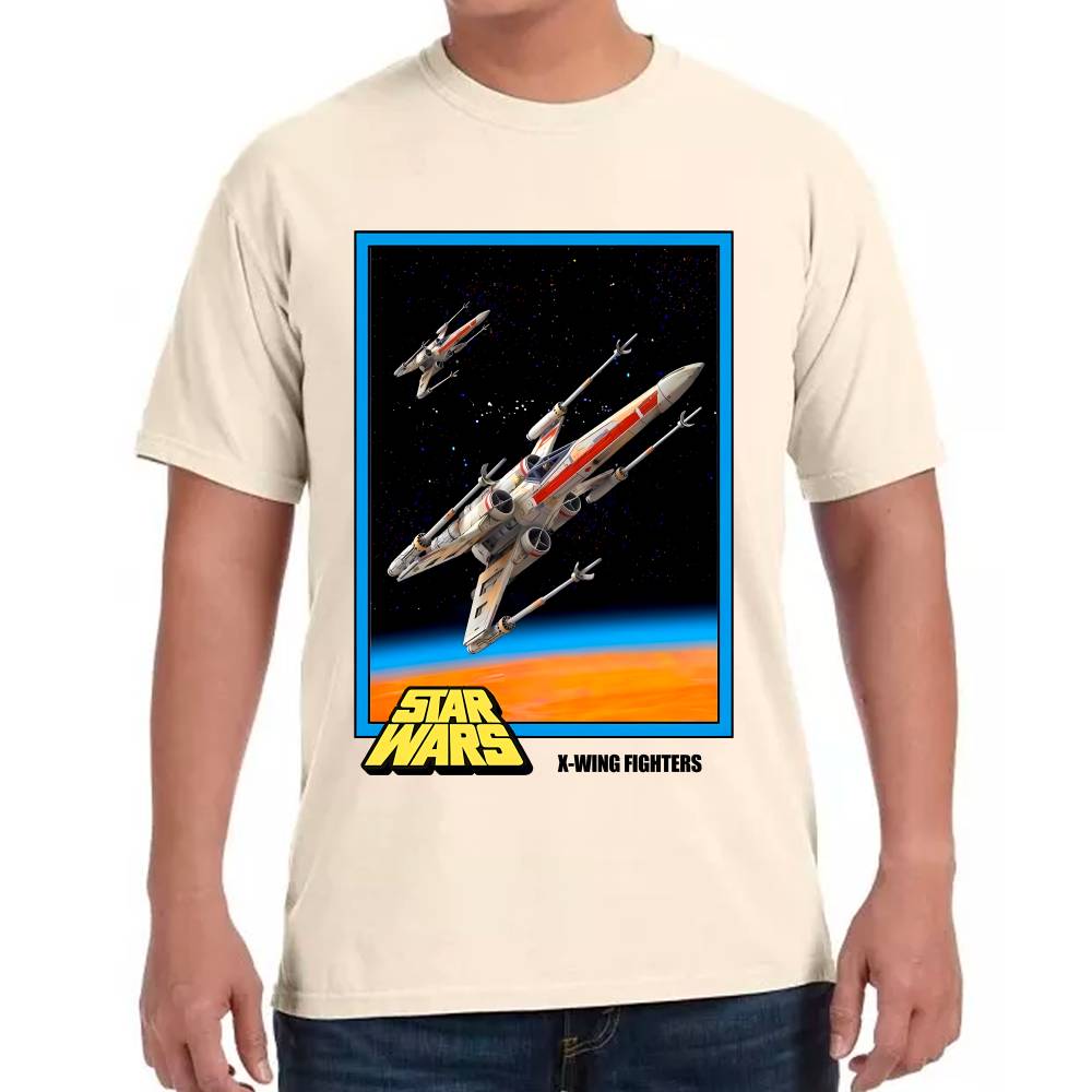 Playera X-Wing Fighters Star Wars Algodón Premium #0003116