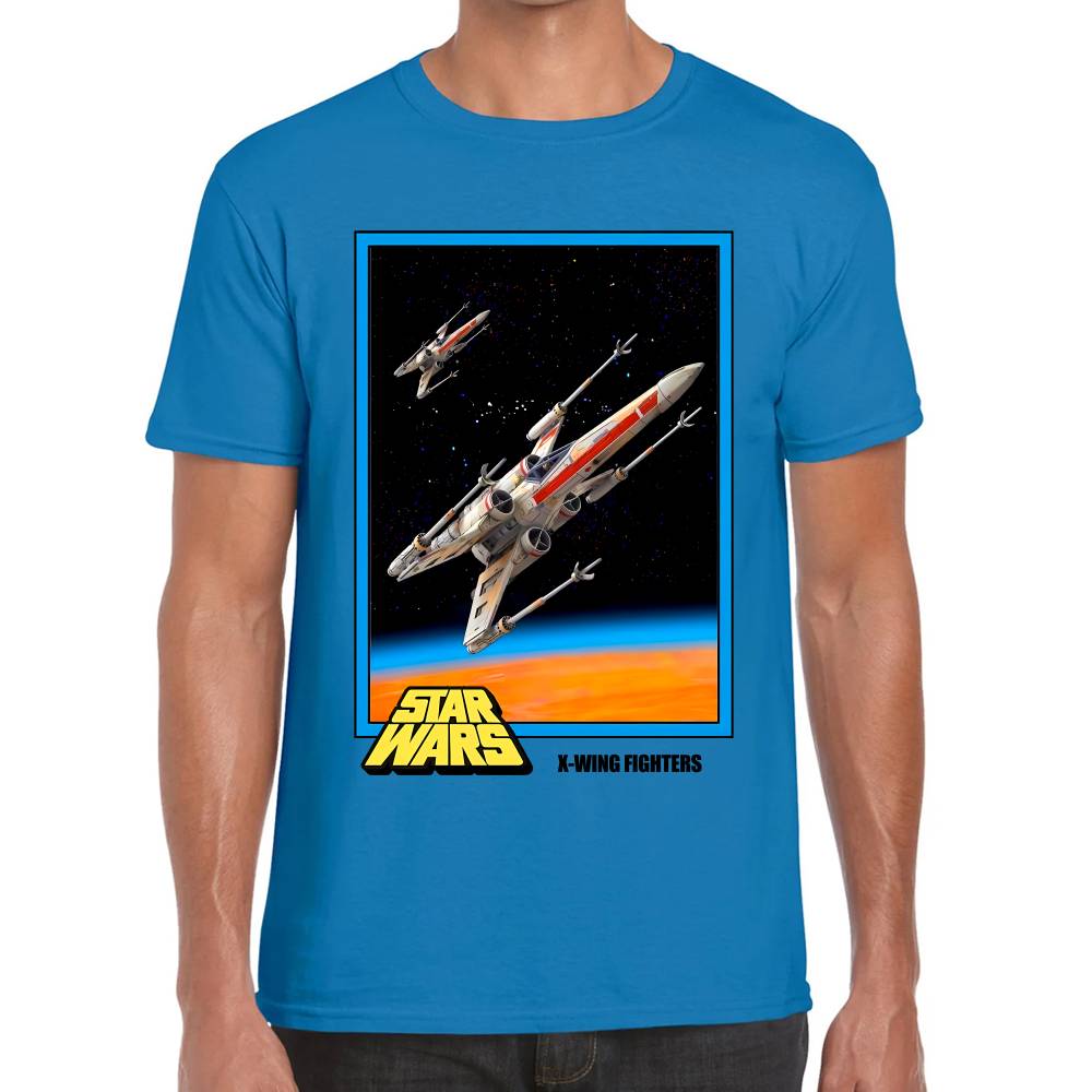 Playera X-Wing Fighters Star Wars Algodón Premium #0003116