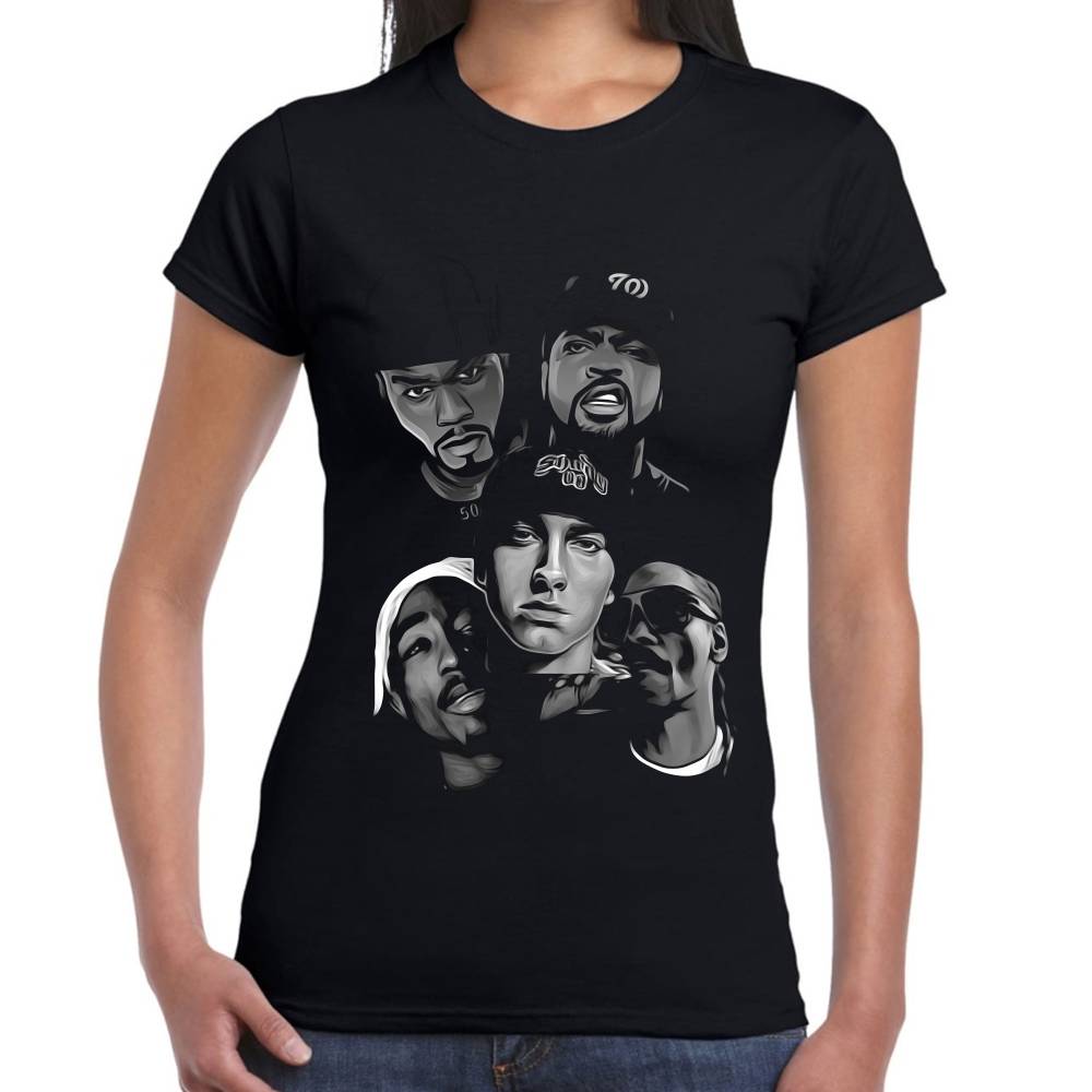 Playera Snoop Dogg Eminem Hip Hop Classic Algodón Premium #0003121