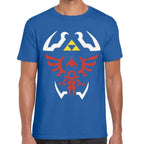 Playera Escudo Hyliano La Leyenda de Zelda Algodón Premium #0003126