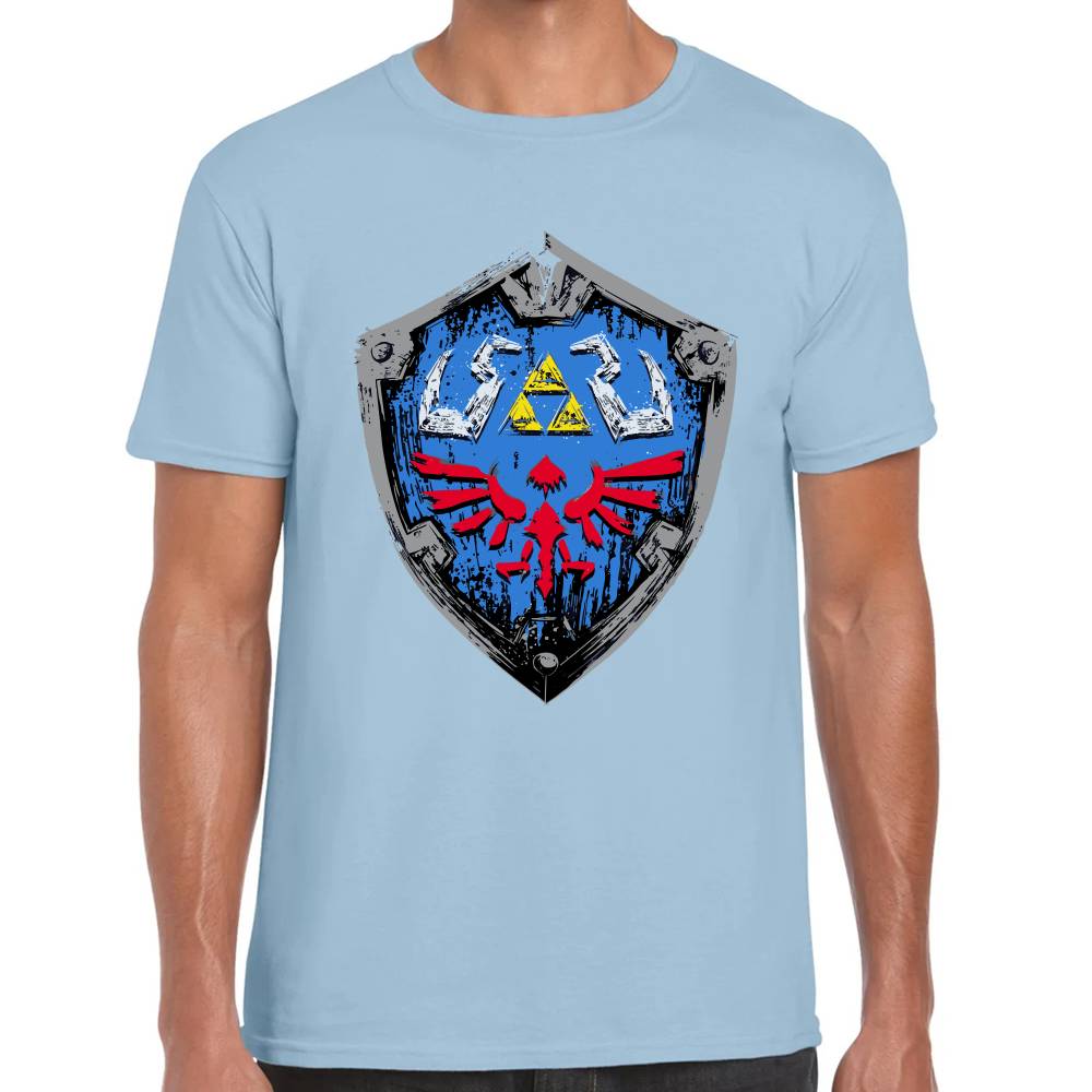 Playera Escudo Hyliano La Leyenda de Zelda Algodón Premium #0003127