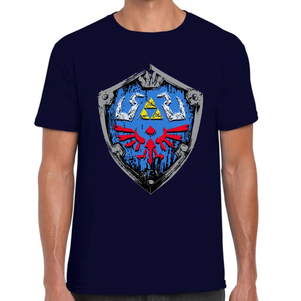 Playera Escudo Hyliano La Leyenda de Zelda Algodón Premium #0003127