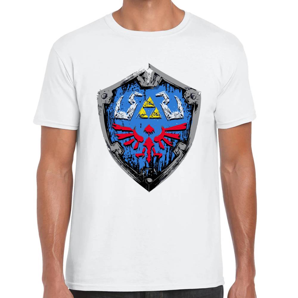 Playera Escudo Hyliano La Leyenda de Zelda Algodón Premium #0003127