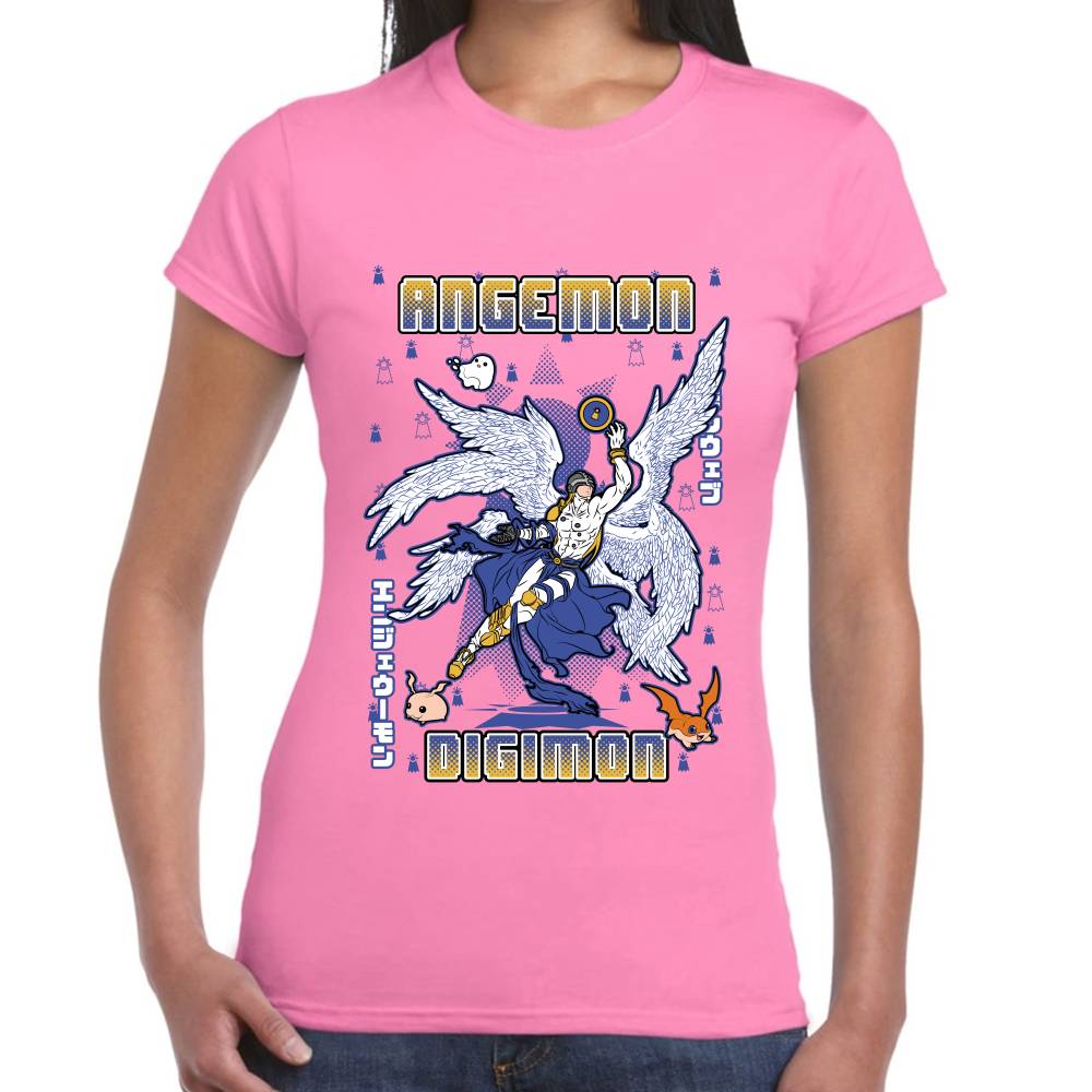 Playera Angemon Digimon Algodón Premium #0003130