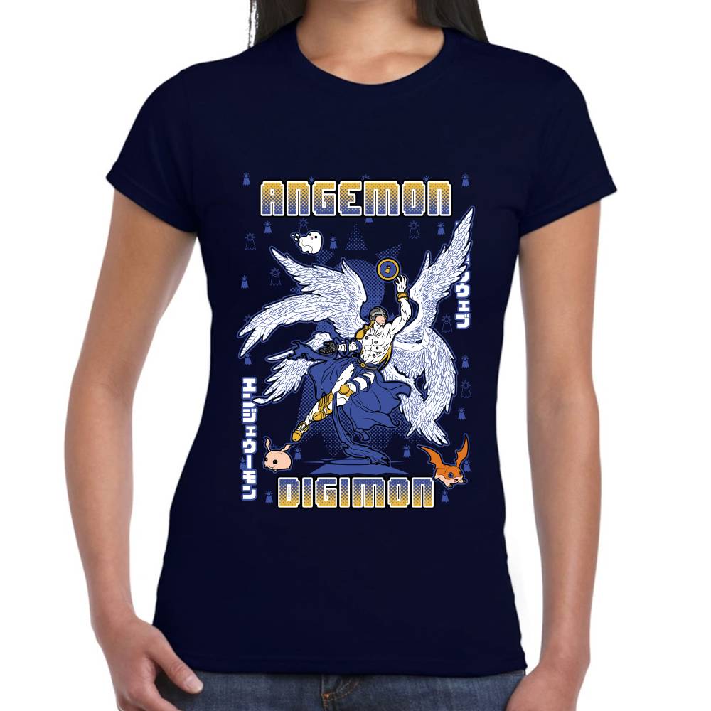 Playera Angemon Digimon Algodón Premium #0003130 Imagen secundaria del producto