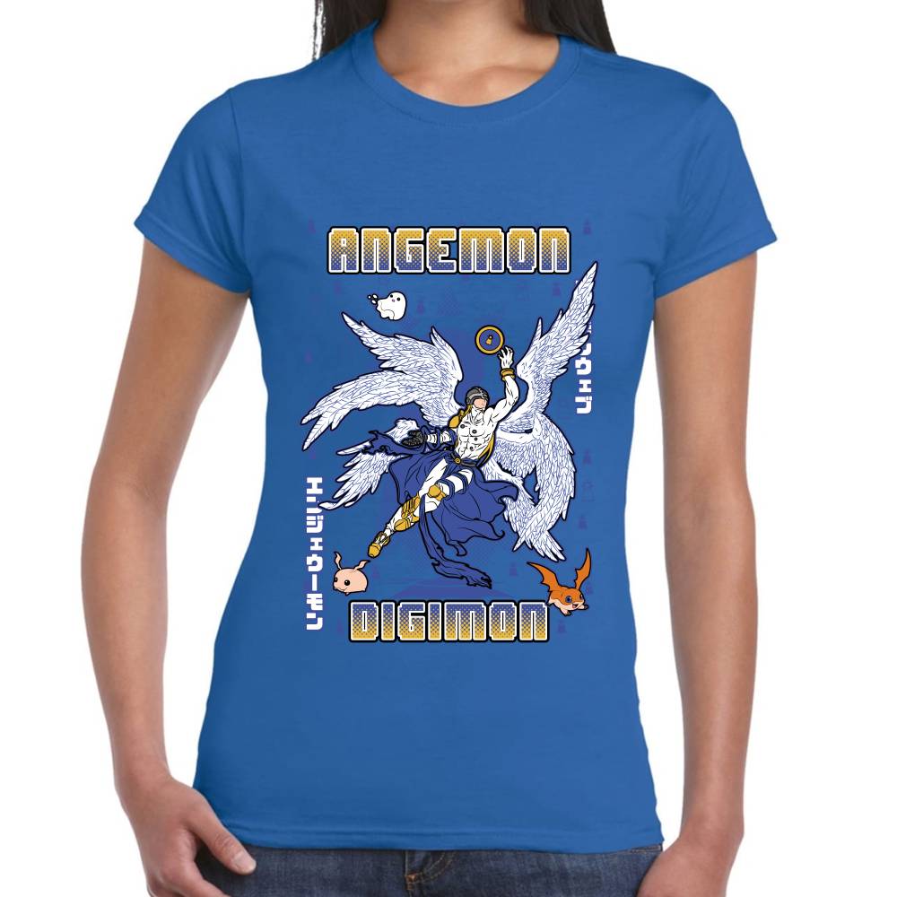 Playera Angemon Digimon Algodón Premium #0003130