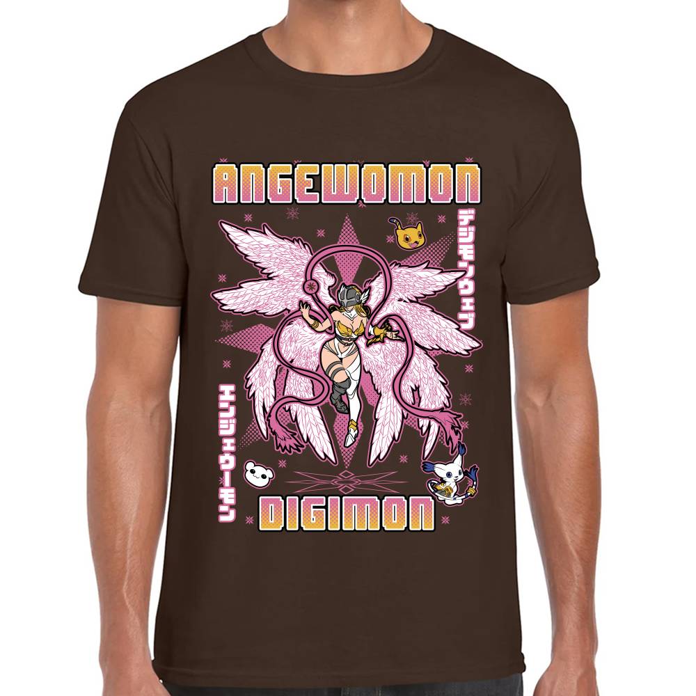 Playera Angewomon Digimon Algodón Premium #0003131