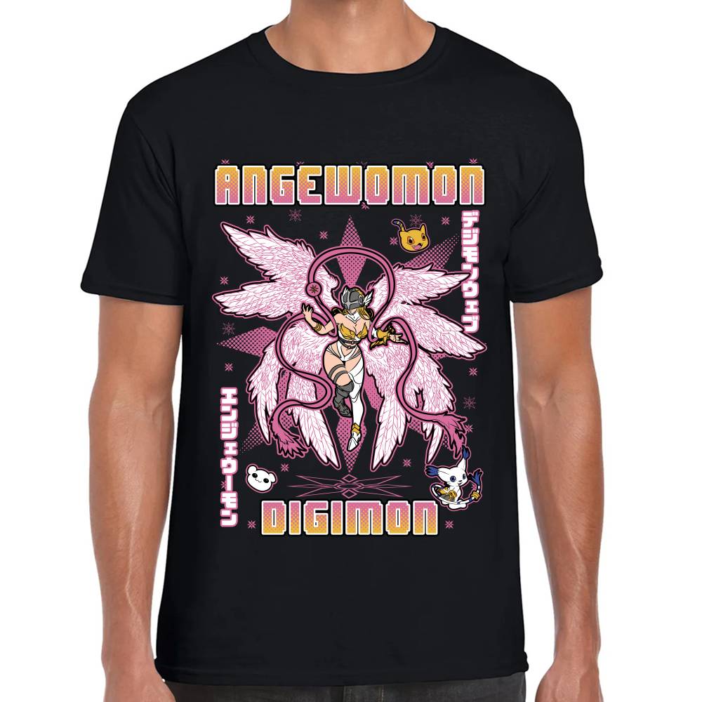 Playera Angewomon Digimon Algodón Premium #0003131 Imagen principal del producto