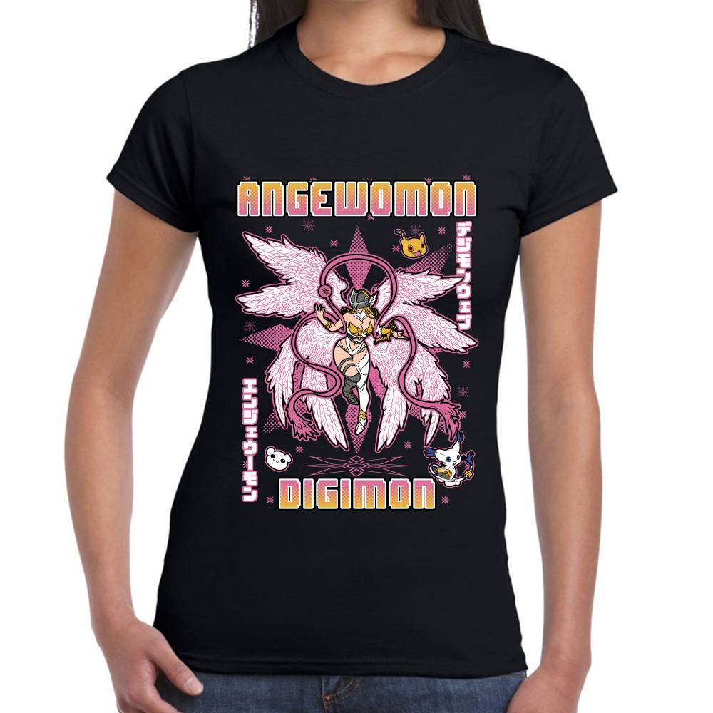 Playera Angewomon Digimon Algodón Premium #0003131 Imagen secundaria del producto