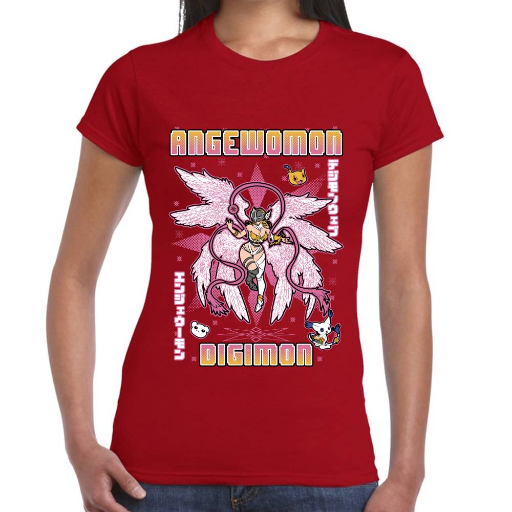 Playera Angewomon Digimon Algodón Premium #0003131