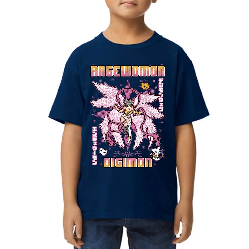 Playera Angewomon Digimon Algodón Premium #0003131