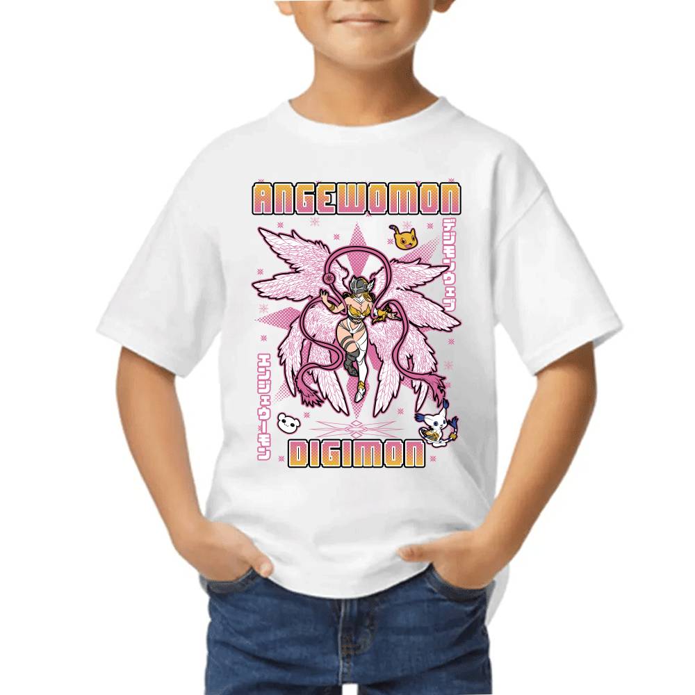 Playera Angewomon Digimon Algodón Premium #0003131