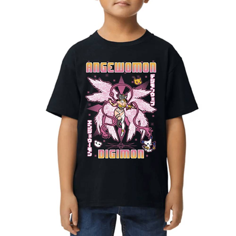 Playera Angewomon Digimon Algodón Premium #0003131