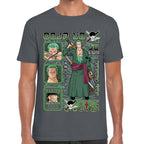 Playera Roronoa Zoro One Piece Algodón Premium #0003132
