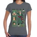 Playera Roronoa Zoro One Piece Algodón Premium #0003132