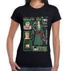 Playera Roronoa Zoro One Piece Algodón Premium #0003132