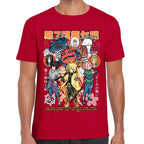 Playera Naruto Sasuke y Sakura Naruto Shippuden Algodón Premium #0003133