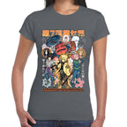 Playera Naruto Sasuke y Sakura Naruto Shippuden Algodón Premium #0003133