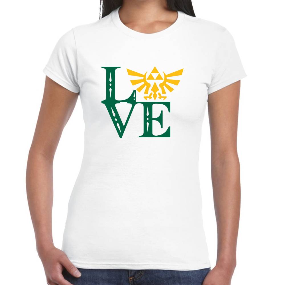 Playera I Love Zelda Algodón Premium #0003151