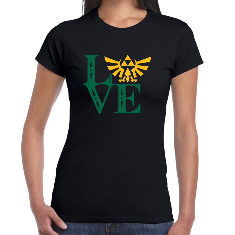 Playera I Love Zelda Algodón Premium #0003151