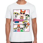 Playera Bombon, Burbuja y Bellota Las Chicas Superpoderosas Algodón Premium #0003153