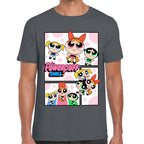 Playera Bombon, Burbuja y Bellota Las Chicas Superpoderosas Algodón Premium #0003153
