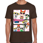 Playera Bombon, Burbuja y Bellota Las Chicas Superpoderosas Algodón Premium #0003153