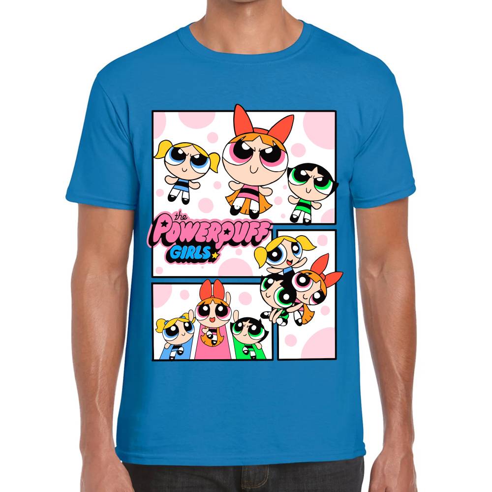 Playera Bombon, Burbuja y Bellota Las Chicas Superpoderosas Algodón Premium #0003153