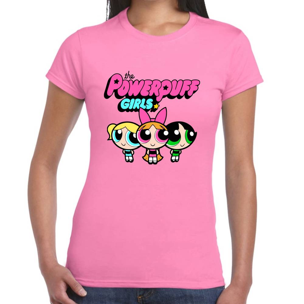 Playera Bombon Burbuja y Bellota Las Chicas Superpoderosas Algodón Premium #0003154