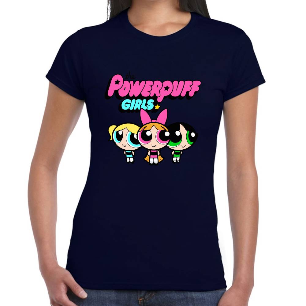 Playera Bombon Burbuja y Bellota Las Chicas Superpoderosas Algodón Premium #0003154