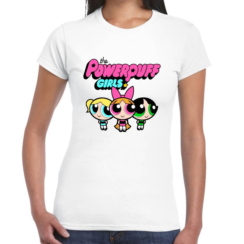 Playera Bombon Burbuja y Bellota Las Chicas Superpoderosas Algodón Premium #0003154