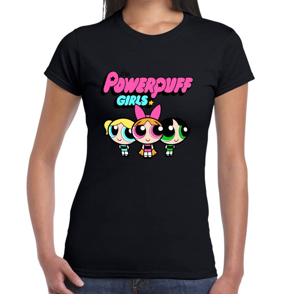 Playera Bombon Burbuja y Bellota Las Chicas Superpoderosas Algodón Premium #0003154