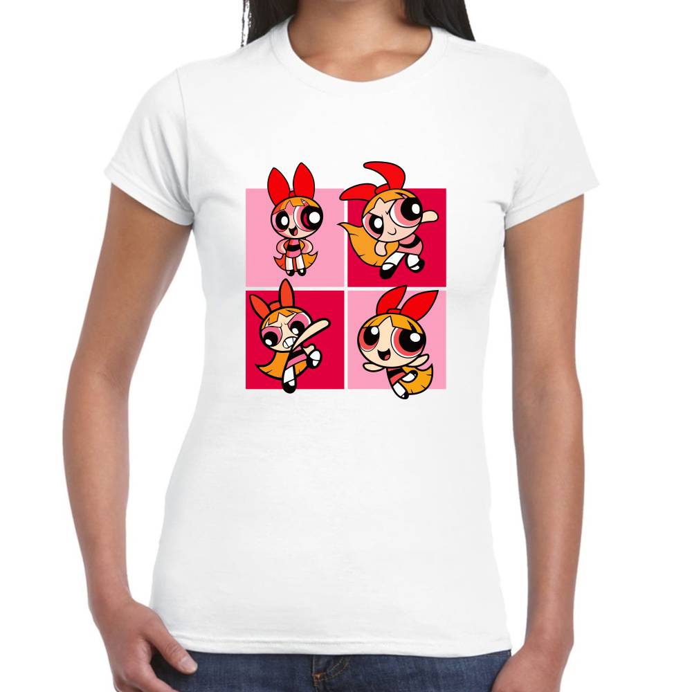 Playera Bombon Las Chicas Superpoderosas Algodón Premium #0003156 Imagen secundaria del producto