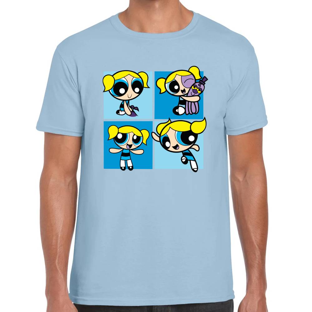 Playera Burbuja y Pulpi Las Chicas Superpoderosas Algodón Premium #0003157 Imagen principal del producto