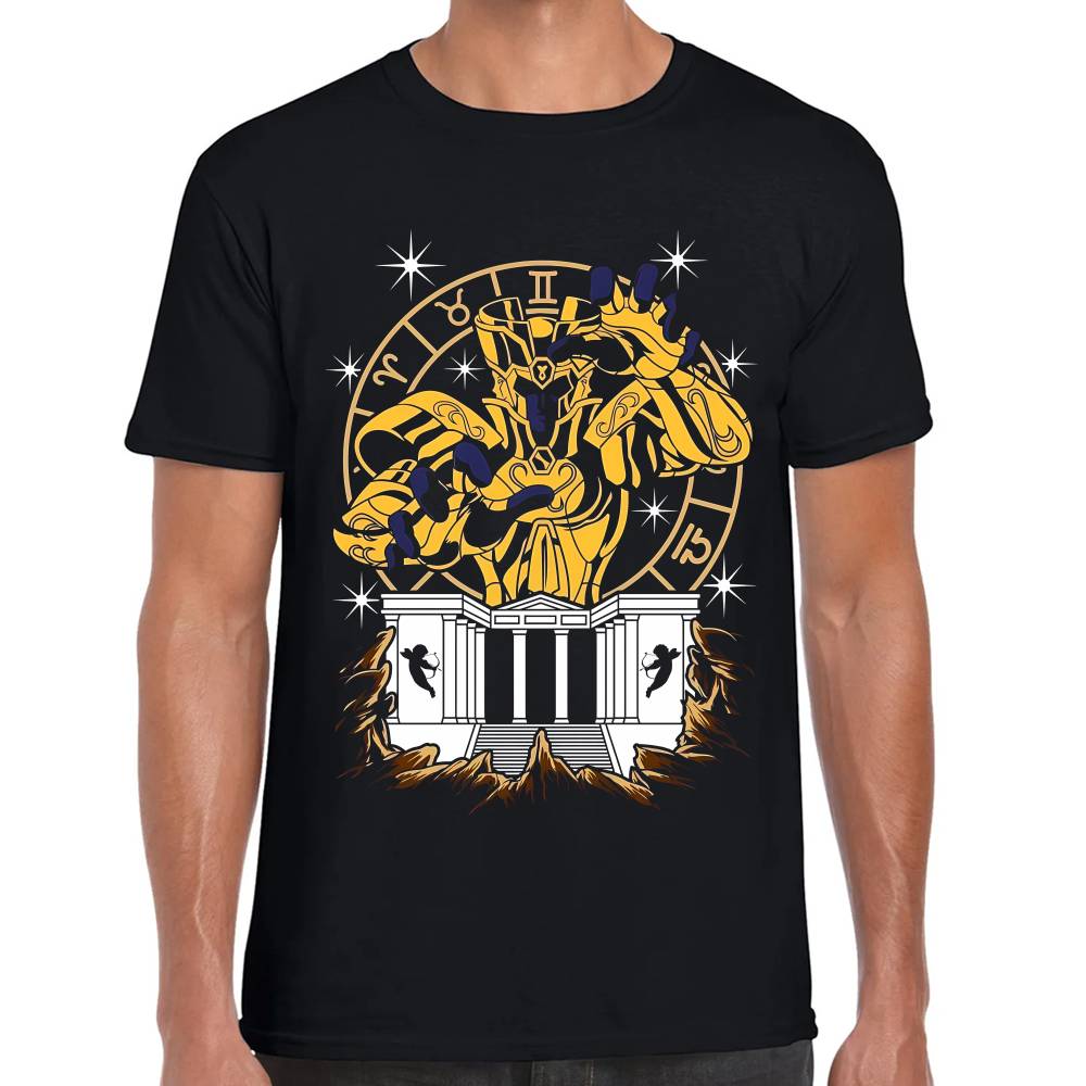 Playera Saga de Geminis Caballeros del Zodiaco Algodón Premium #0003167 Imagen principal del producto