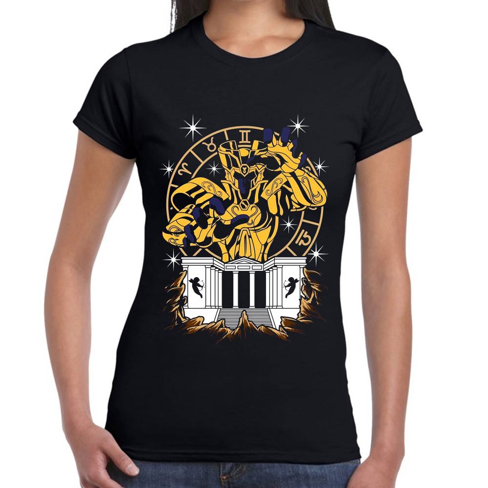 Playera Saga de Geminis Caballeros del Zodiaco Algodón Premium #0003167 Imagen secundaria del producto